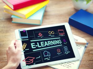 E-Learning Education Networking Website Study Concept